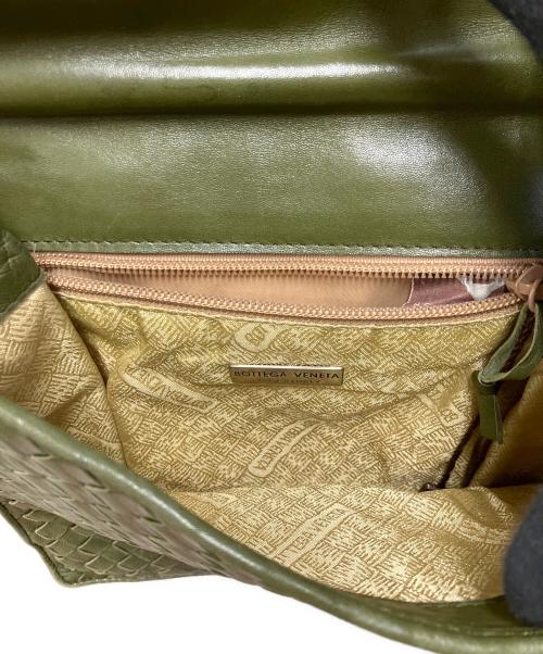 BOTTEGA VENETA（ボッテガベネタ）BOTTEGA VENETA (ボッテガベネタ) チェーンショルダーバッグ グリーンの古着・服飾アイテム
