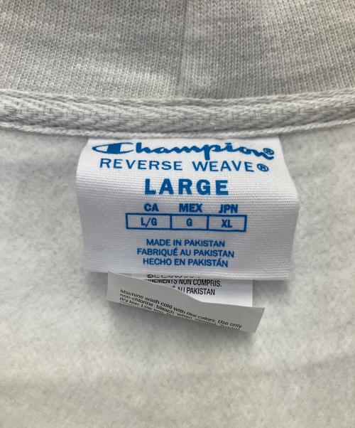 MoMA（モマ）MoMA (モマ) Champion REVERSE WEAVE (チャンピオン リバース ウィーブ) ジップパーカー ライトグレー サイズ:XLの古着・服飾アイテム