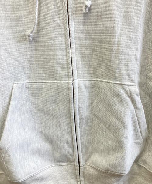 MoMA（モマ）MoMA (モマ) Champion REVERSE WEAVE (チャンピオン リバース ウィーブ) ジップパーカー ライトグレー サイズ:XLの古着・服飾アイテム