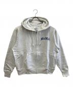 MoMA×Champion REVERSE WEAVEモマ×チャンピオン リバース ウィーブ）の古着「ジップパーカー」｜ライトグレー