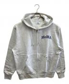 MoMA×Champion REVERSE WEAVEモマ×チャンピオン リバース ウィーブ）の古着「ジップパーカー」｜ライトグレー