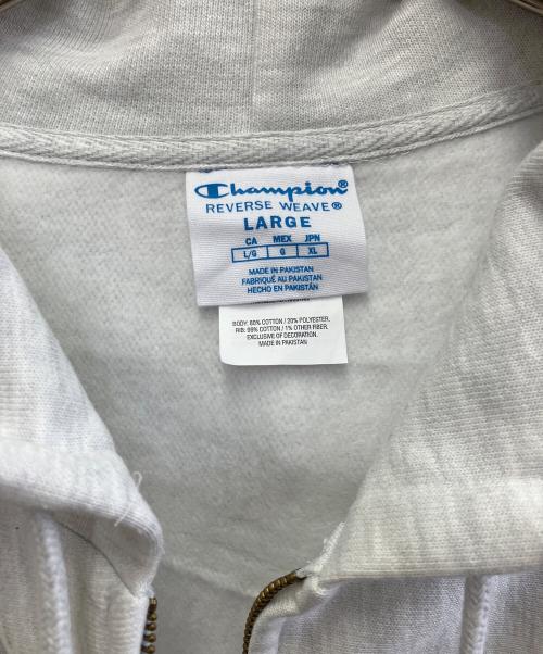 MoMA（モマ）MoMA (モマ) Champion REVERSE WEAVE (チャンピオン リバース ウィーブ) ジップパーカー ライトグレー サイズ:XLの古着・服飾アイテム