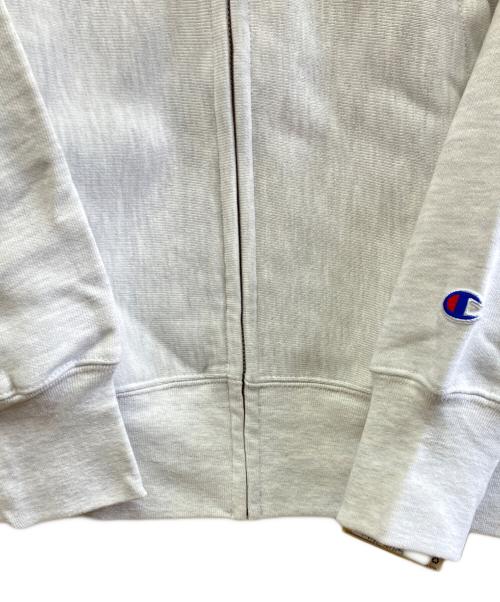 MoMA（モマ）MoMA (モマ) Champion REVERSE WEAVE (チャンピオン リバース ウィーブ) ジップパーカー ライトグレー サイズ:XLの古着・服飾アイテム