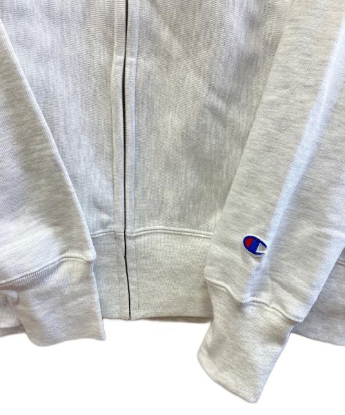 MoMA（モマ）MoMA (モマ) Champion REVERSE WEAVE (チャンピオン リバース ウィーブ) ジップパーカー ライトグレー サイズ:XLの古着・服飾アイテム