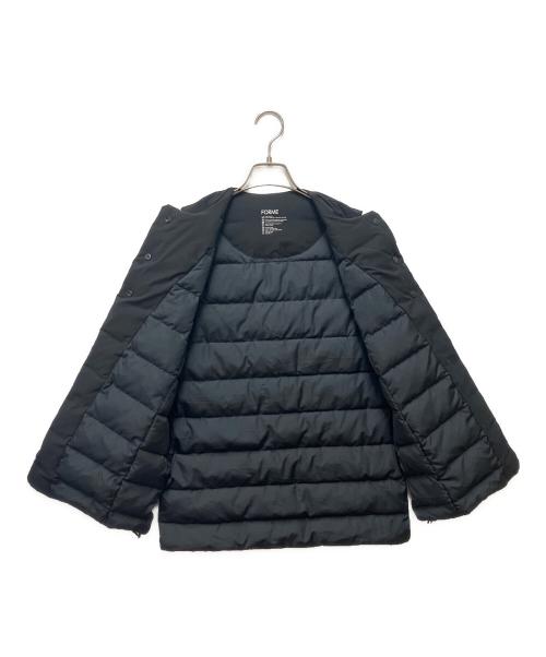 forme（フォルメ）forme (フォルメ) ダウンベスト ブラック サイズ:Fの古着・服飾アイテム
