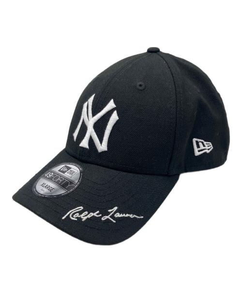 New Era（ニューエラ）New Era (ニューエラ) POLO RALPH LAUREN (ポロ・ラルフローレン) キャップ ブラック サイズ:XLの古着・服飾アイテム