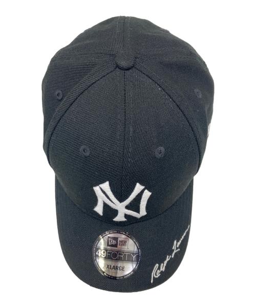 New Era（ニューエラ）New Era (ニューエラ) POLO RALPH LAUREN (ポロ・ラルフローレン) キャップ ブラック サイズ:XLの古着・服飾アイテム