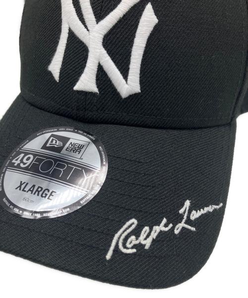 New Era（ニューエラ）New Era (ニューエラ) POLO RALPH LAUREN (ポロ・ラルフローレン) キャップ ブラック サイズ:XLの古着・服飾アイテム
