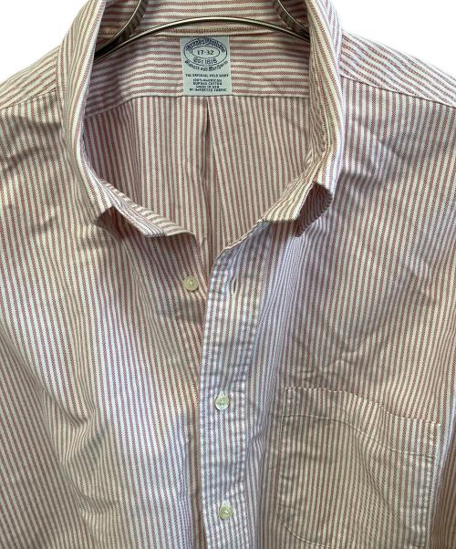 BROOKS BROTHERS（ブルックスブラザーズ）BROOKS BROTHERS (ブルックスブラザーズ) 長袖シャツ レッド×ホワイト サイズ:17-32の古着・服飾アイテム