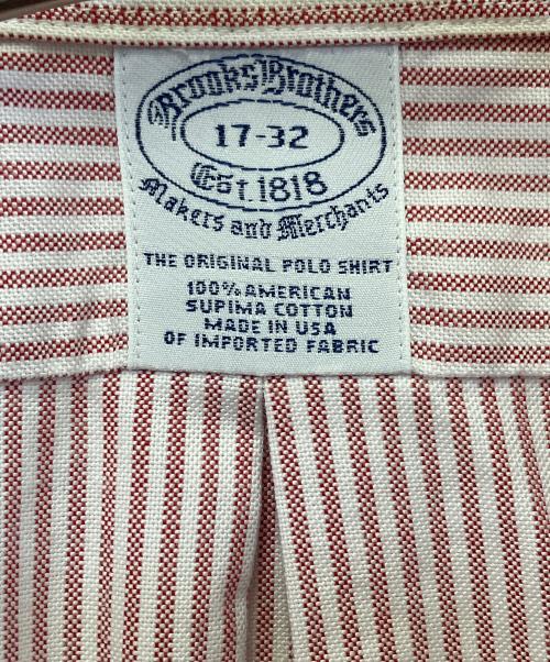 BROOKS BROTHERS（ブルックスブラザーズ）BROOKS BROTHERS (ブルックスブラザーズ) 長袖シャツ レッド×ホワイト サイズ:17-32の古着・服飾アイテム