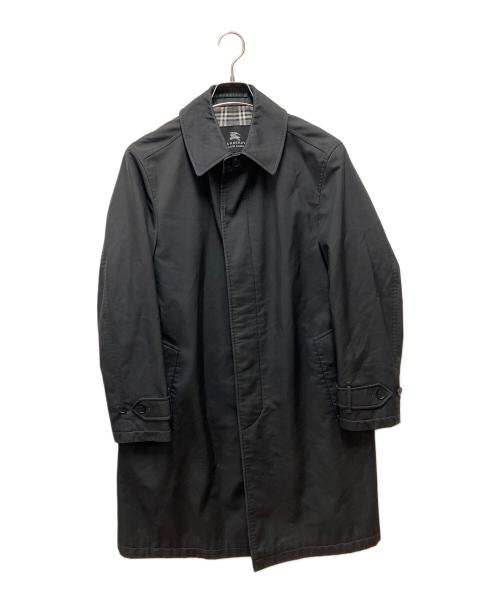BURBERRY BLACK LABEL（バーバリーブラックレーベル）BURBERRY BLACK LABEL (バーバリーブラックレーベル) ステンカラーコート ブラック サイズ:Mの古着・服飾アイテム