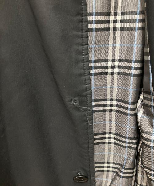 BURBERRY BLACK LABEL（バーバリーブラックレーベル）BURBERRY BLACK LABEL (バーバリーブラックレーベル) ステンカラーコート ブラック サイズ:Mの古着・服飾アイテム