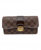 LOUIS VUITTONルイ ヴィトン）の古着「ポルトフォイユ・システィナ」｜ブラウン