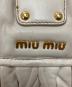 中古・古着 MIU MIU (ミュウミュウ) 2WAYバッグ ベージュ：32000円