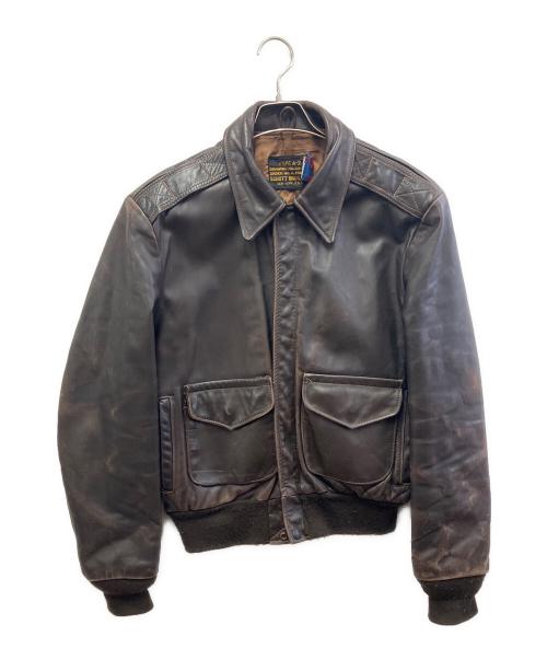 SCHOTT BROS.（ショット）SCHOTT BROS. (ショットブロス) A2ジャケット ブラウン サイズ:38の古着・服飾アイテム