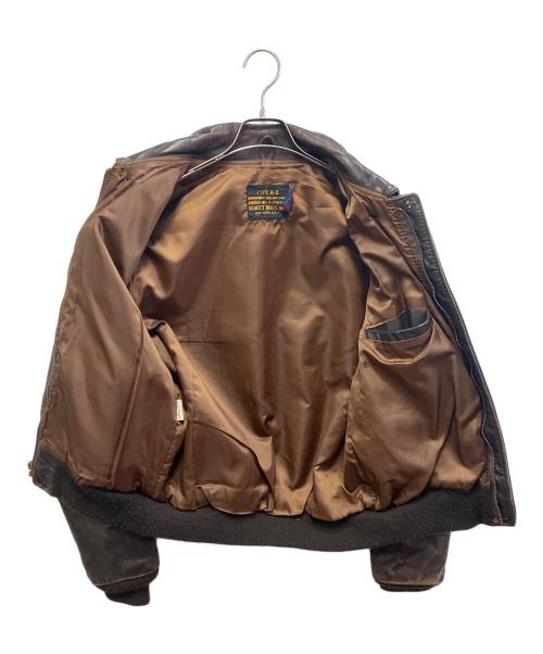 SCHOTT BROS.（ショット）SCHOTT BROS. (ショットブロス) A2ジャケット ブラウン サイズ:38の古着・服飾アイテム