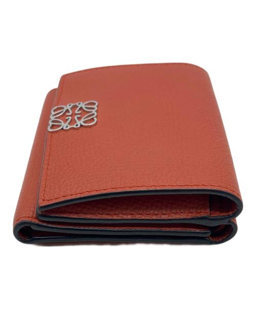 LOEWE（ロエベ）LOEWE (ロエベ) 3つ折り財布 オレンジの古着・服飾アイテム