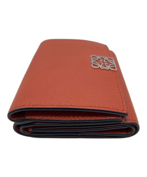 LOEWE（ロエベ）LOEWE (ロエベ) 3つ折り財布 オレンジの古着・服飾アイテム