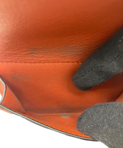 LOEWE（ロエベ）LOEWE (ロエベ) 3つ折り財布 オレンジの古着・服飾アイテム