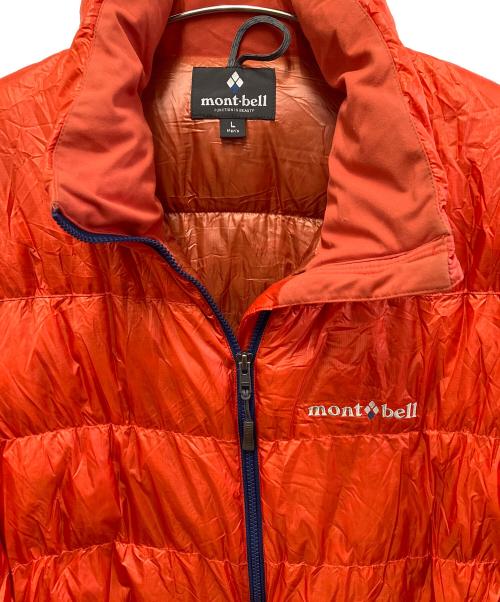 mont-bell（モンベル）mont-bell (モンベル) ダウンジャケット オレンジ サイズ:Lの古着・服飾アイテム