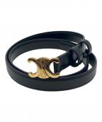 CELINEセリーヌ）の古着「スモールトリオンフ」｜ブラック