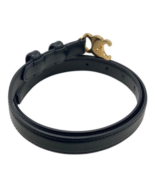 CELINE（セリーヌ）CELINE (セリーヌ) スモールトリオンフ ブラックの古着・服飾アイテム