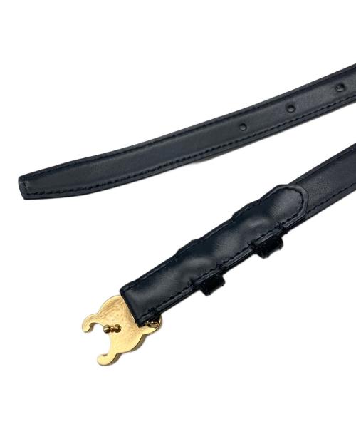 CELINE（セリーヌ）CELINE (セリーヌ) スモールトリオンフ ブラックの古着・服飾アイテム