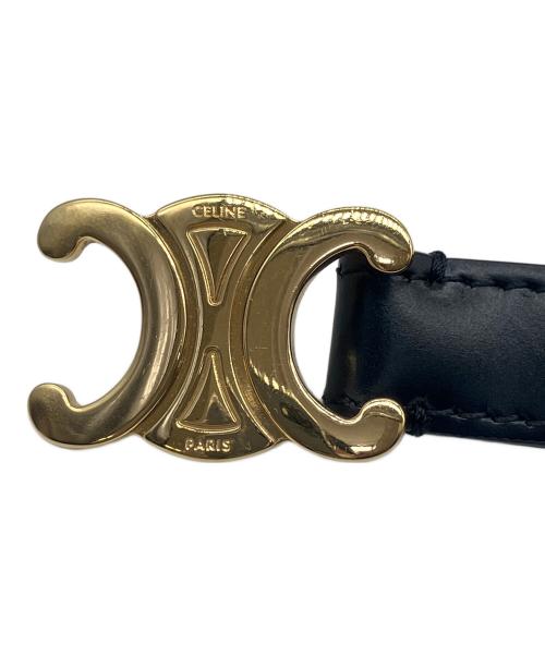CELINE（セリーヌ）CELINE (セリーヌ) スモールトリオンフ ブラックの古着・服飾アイテム