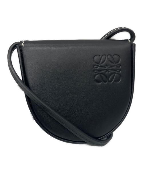 LOEWE（ロエベ）LOEWE (ロエベ) ヒールポーチ ブラックの古着・服飾アイテム