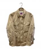 nonnative×LIBERTYノンネイティブ×リバティ）の古着「TROOPER JACKET COTTON POPLIN」｜ベージュ