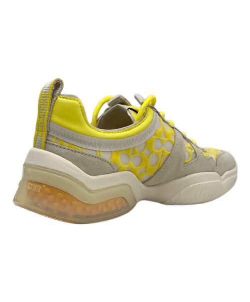 COACH（コーチ）COACH (コーチ) スニーカー イエロー サイズ:24の古着・服飾アイテム