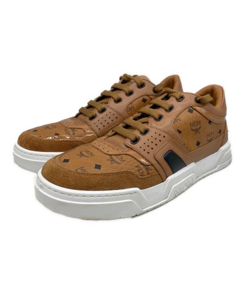 MCM（エムシーエム）MCM (エムシーエム) ロートップスニーカー ブラウン サイズ:42の古着・服飾アイテム