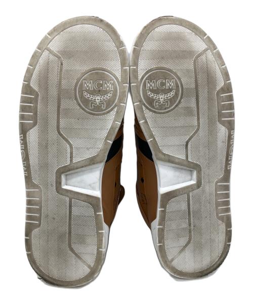 MCM（エムシーエム）MCM (エムシーエム) ロートップスニーカー ブラウン サイズ:42の古着・服飾アイテム