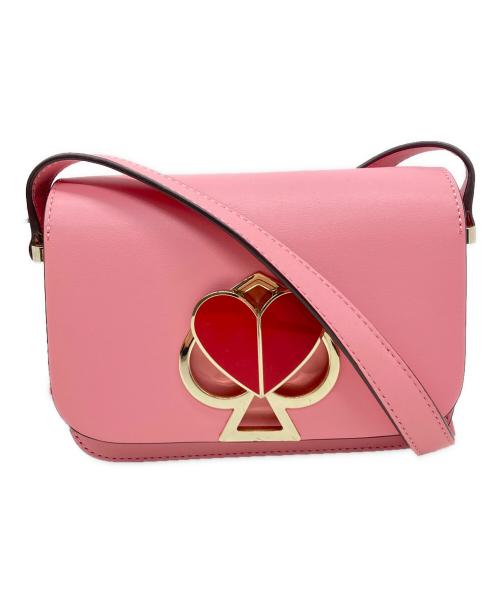 Kate Spade（ケイトスペード）Kate Spade (ケイトスペード) ツイストロックスモールショルダーバッグ ピンクの古着・服飾アイテム