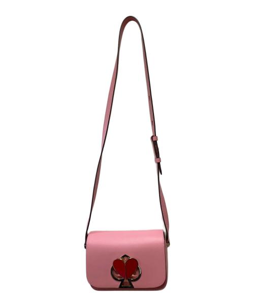 Kate Spade（ケイトスペード）Kate Spade (ケイトスペード) ツイストロックスモールショルダーバッグ ピンクの古着・服飾アイテム