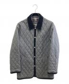 BURBERRY BLACK LABELバーバリーブラックレーベル）の古着「キルティングジャケット」｜ブラック×グレー