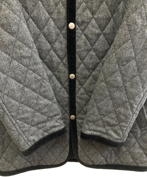 BURBERRY BLACK LABEL（バーバリーブラックレーベル）BURBERRY BLACK LABEL (バーバリーブラックレーベル) キルティングジャケット ブラック×グレー サイズ:Lの古着・服飾アイテム