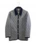 BURBERRY BLACK LABEL（バーバリーブラックレーベル）の古着「キルティングジャケット」｜ブラック×グレー