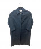 ENFOLDエンフォルド）の古着「ステンカラーコート」｜ネイビー