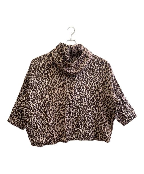 journal standard luxe（ジャーナルスタンダード ラックス）JOURNAL STANDARD LUXE (ジャーナルスタンダード ラックス) レオパードプリントフード ブラウン サイズ:不明の古着・服飾アイテム
