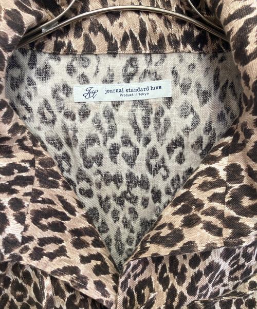journal standard luxe（ジャーナルスタンダード ラックス）JOURNAL STANDARD LUXE (ジャーナルスタンダード ラックス) レオパードプリントフード ブラウン サイズ:不明の古着・服飾アイテム
