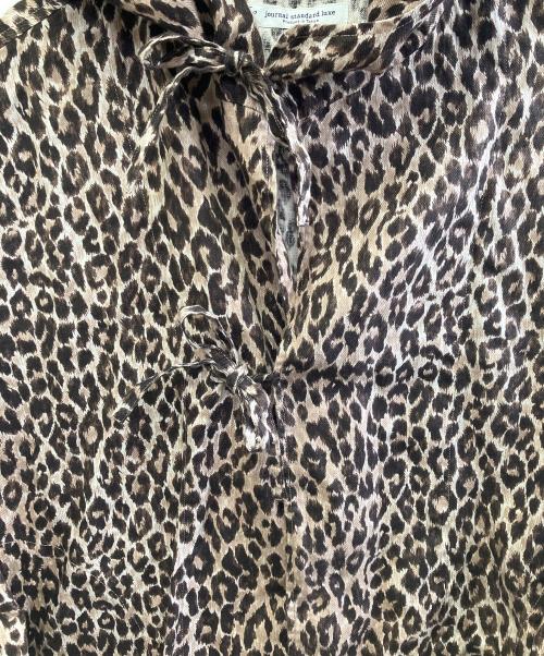 journal standard luxe（ジャーナルスタンダード ラックス）JOURNAL STANDARD LUXE (ジャーナルスタンダード ラックス) レオパードプリントフード ブラウン サイズ:不明の古着・服飾アイテム