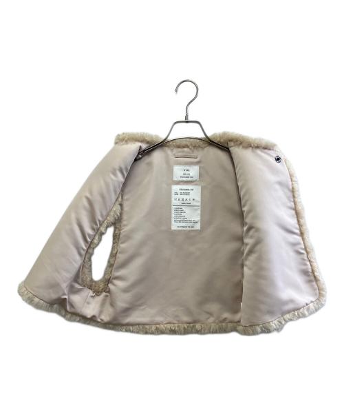 HYKE（ハイク）HYKE (ハイク) フエィクファーベスト ベージュ サイズ:OSFAの古着・服飾アイテム