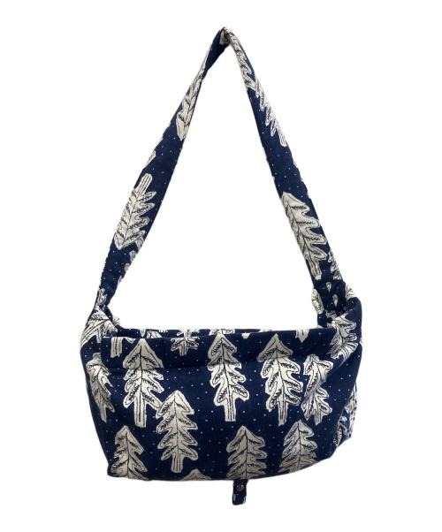 mina perhonen（ミナ ペルホネン）mina perhonen (ミナ ペルホネン) パニーニバッグ ネイビーの古着・服飾アイテム