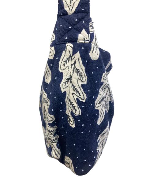 mina perhonen（ミナ ペルホネン）mina perhonen (ミナ ペルホネン) パニーニバッグ ネイビーの古着・服飾アイテム