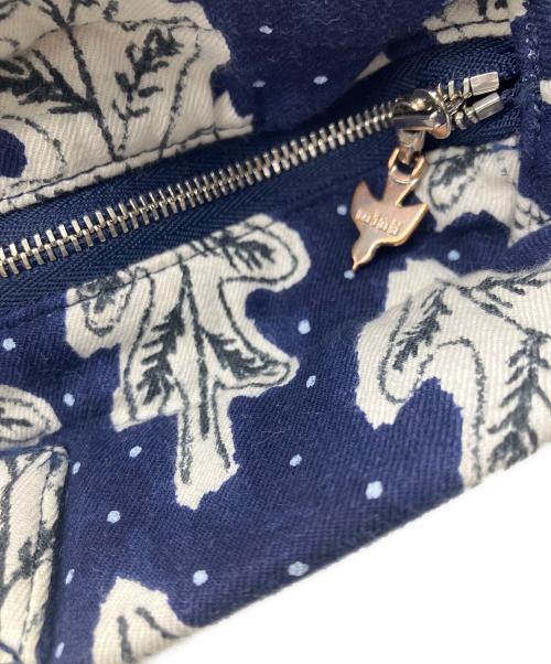 mina perhonen（ミナ ペルホネン）mina perhonen (ミナ ペルホネン) パニーニバッグ ネイビーの古着・服飾アイテム