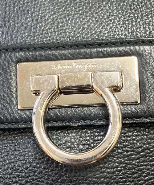 Salvatore Ferragamo（サルヴァトーレ フェラガモ）Salvatore Ferragamo (サルヴァトーレ フェラガモ) 2WAYバッグ ブラックの古着・服飾アイテム