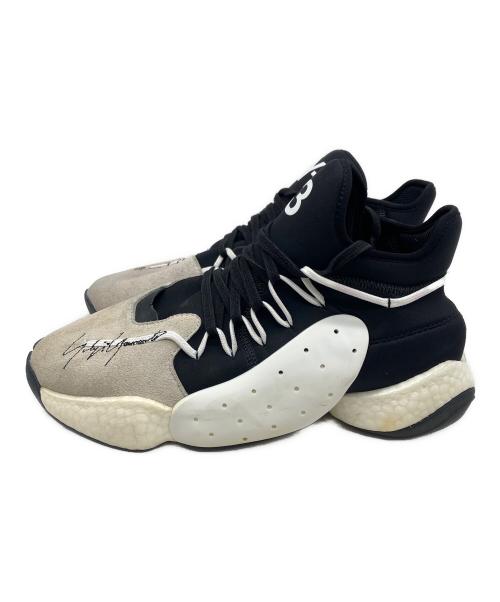 Y-3（ワイスリー）Y-3 (ワイスリー) ハイカットスニーカー ブラック×ベージュ サイズ:27.5の古着・服飾アイテム