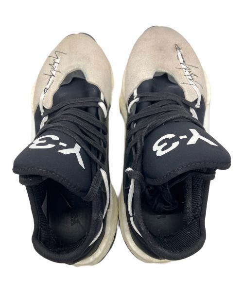 Y-3（ワイスリー）Y-3 (ワイスリー) ハイカットスニーカー ブラック×ベージュ サイズ:27.5の古着・服飾アイテム