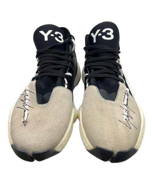 Y-3（ワイスリー）Y-3 (ワイスリー) ハイカットスニーカー ブラック×ベージュ サイズ:27.5の古着・服飾アイテム
